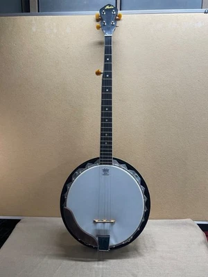 Iida Verso weatherking 5-String Banjo Tobacco good condition vintage have a case - Image 1 of 4