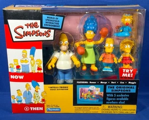 NEW - WOS Simpsons NOW & THEN FLASHBACK Set ORIGINALE Tracey Ullman TUTTE E 5 LE FIGURE - Foto 1 di 13