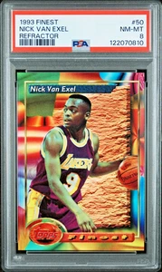 1993 Finest Refractor #50 Nick Van Exel PSA 8 5711 - Bild 1 von 2