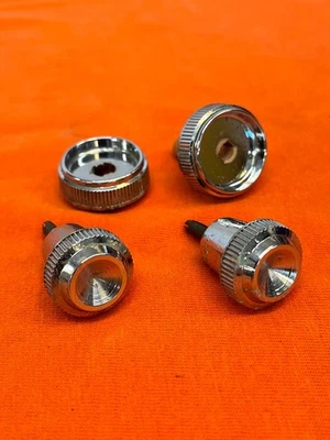 1965 1966 Radio Knobs Galaxie Mercury  Front and rear pieces AM AM/FM Very Good! - Image 1 of 2