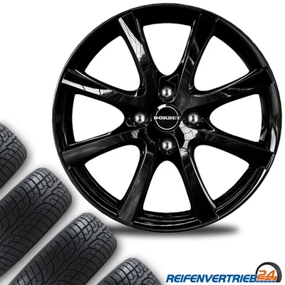 4x Alu Ganzjahresreifen Kompletträder für Toyota Yaris Reifen 175/65R14 Pirelli - Bild 1 von 2