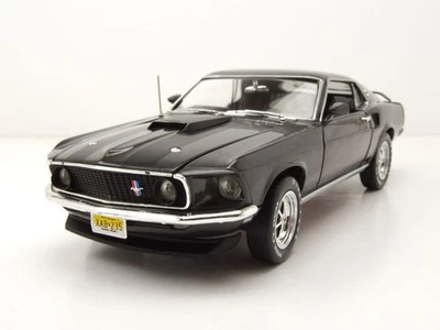 Ford Mustang 1969 Grigio John Wick Modellino Auto 1:18 Auto World - Immagine 1 di 4
