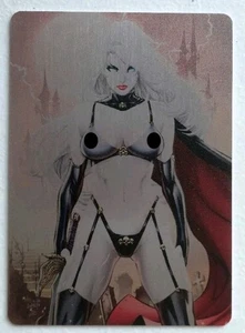 Lady Death, Naughty Necropolis Metallicard by Mike DeBalfo LTD 66 - Picture 1 of 2