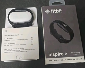 Fitbit Inspire 2 Fitness Aktivitätstracker + Pulsmesser, schwarzes Band - Bild 1 von 4