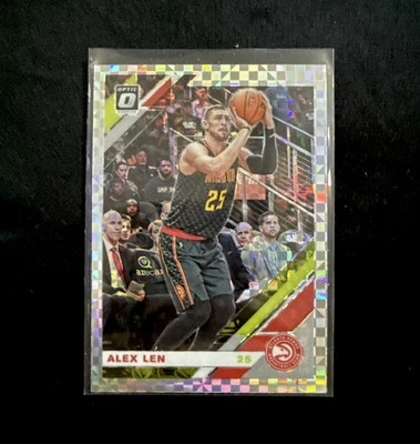 2019 Optic Alex Len CHECKERBOARD SSP HAWKS Suns Kings - Image 1 of 2