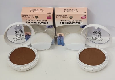 2 pk PHYSICIANS FORMULA Natural Defense Finishing Powder 0.35 oz MEDIUM/DEEP - Image 1 of 4