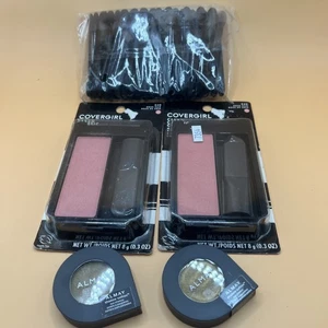Menge 5 Make-up CoverGirl Rouge Almay Lidschatten + Pinsel Set Neu Versiegelt - Bild 1 von 5