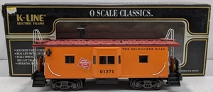 K-Line K612-1371 O Milwaukee Road Bay Window Caboose #01371 LN/Box - Picture 1 of 5