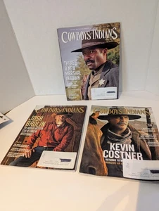 Lot of 3 Cowboys & Indians Magazines Jan 2024, July 2024,May/June 2024 - Foto 1 di 11