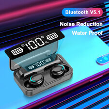TWS Bluetooth 5.1 Earphones Wireless Headphone 9D Stereo Waterproof Earbuds