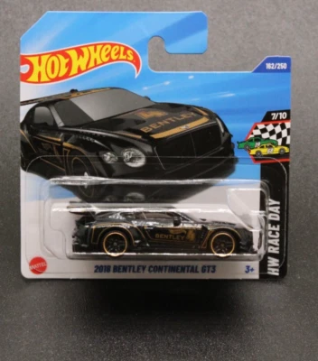 Hot Wheels - 2018 Bentley Continental GT3 - HW Race Day - 162/250 - Neu&Ovp