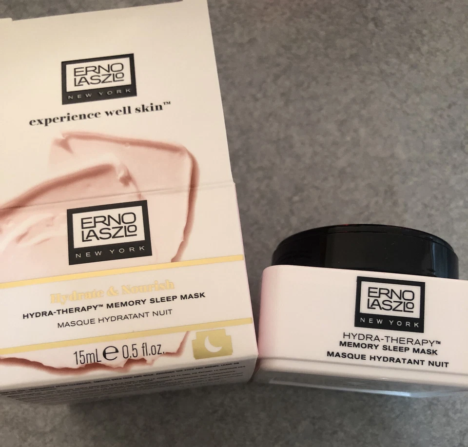 2x Erno Laszlo Hydrate & Nourish Memory Sleep Mask 0.5oz
