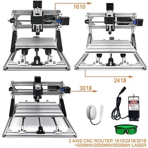 Máquina de Grabado CNC Fresadora 3 Ejes Grabador Láser GRBL Kit de Router - Photo 1/228