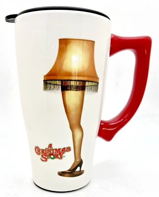 Taza de Viaje A Christmas Story Cerámica Novedad 16 OZ Nueva Abierta Etiqueta Original Foto 1 de 4