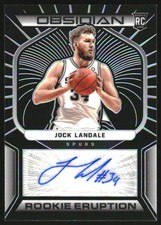 2021-22 Panini Obsidian Rookie Eruption Signatures #10 Jock Landale Auto /149