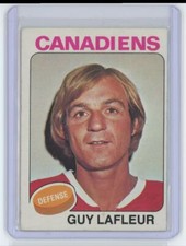 1975-76 Topps Guy Lafleur . Montreal Canadiens #126