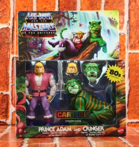 He-Man And The Masters Of The Universe Cartoon Prince Adam And Cringer 2-Pack - Picture 1 of 6