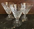 Waterford Crystal Wine Glasses Goblets Dessert Cut Crystal ~ Set Of 3