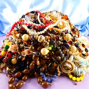 Mode Basteln Schmuck Set Lucite Perlen 9 Pfund mehrfarbig Halsketten & Armband #13 - Bild 1 von 12