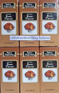 6 x Packs Spice Supreme 2 oz Imitation Rum Flavor Super Fresh Volume discounts! - Picture 1 of 10