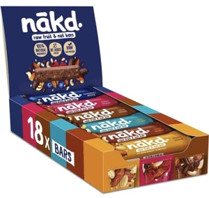Selection of 18×35g Nakd Bars Fruit and Nut Vegan Healthy Pick Your Flavour - Picture 1 of 14