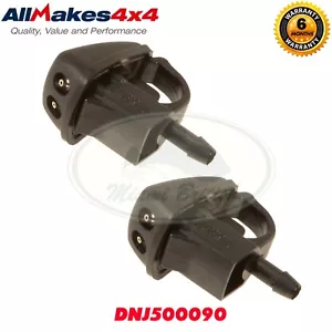 LAND ROVER HOOD SPRAYER WINDSHIELD JET PAIR SET x2 DISCOVERY DNJ500090 AM4X4 - Picture 1 of 2