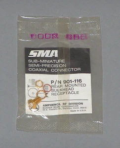 Amphenol Coaxial-Connector ~ Koaxial Steckverbinder 901-116 Female Bulkhead NEU - Bild 1 von 1