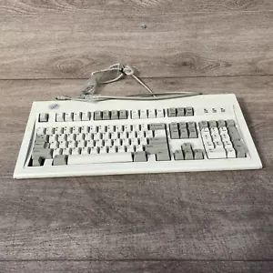 Vintage 1999 Blue Logo IBM Model M PS/2 Mechanical Keyboard 42H1292 42H1296 - Picture 1 of 9