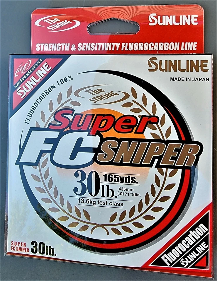 Línea de pesca transparente de fluorocarbono Sunline FC SNIPER elige cualquier libra tamaño carrete Foto 1 de 4