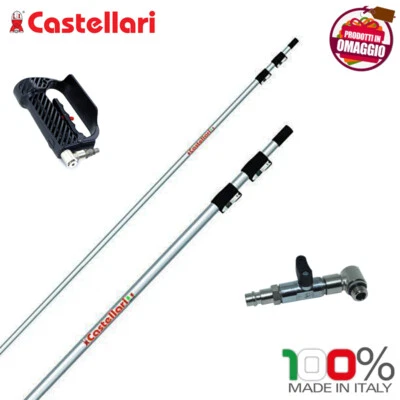 ASTA TELESCOPICA PNEUMATICA PROLUNGA ALLUNGABILE PER ABBACCHIATORE CASTELLARI - Imagen 1 de 4