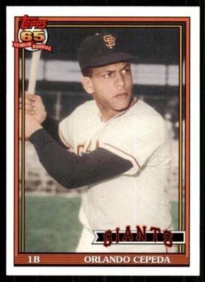 2016 Topps Archives MLB Baseball Orlando Cepeda San Francisco Giants #210 - Image 1 of 2