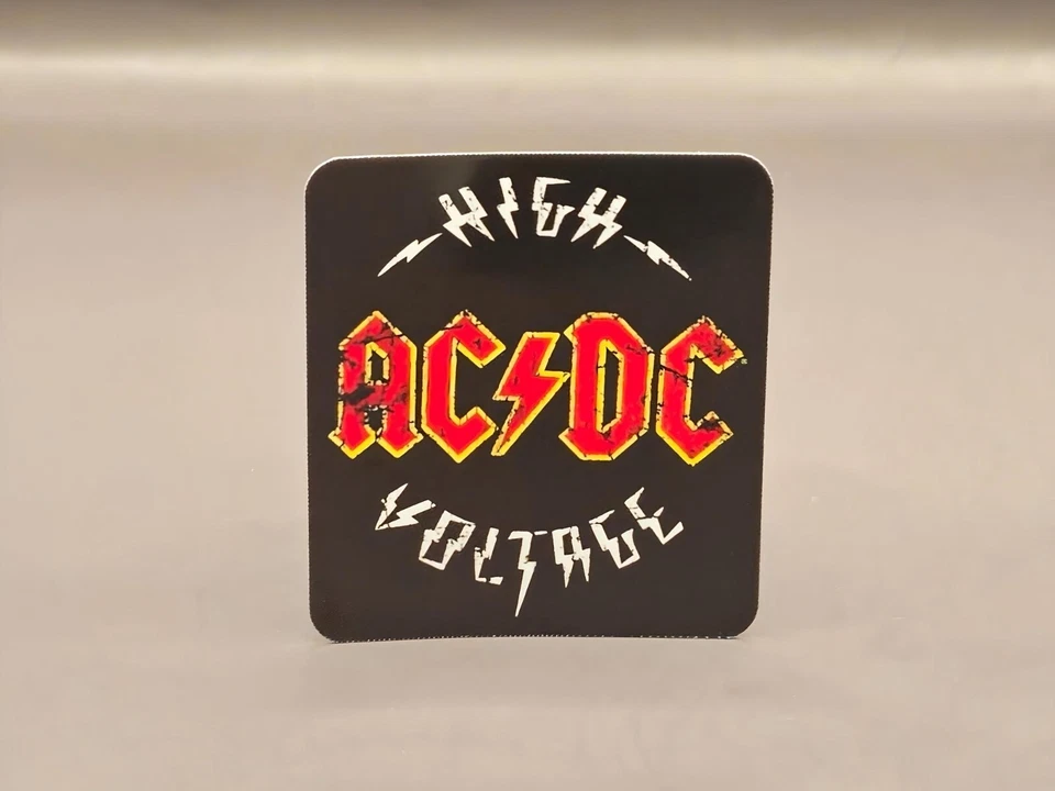 AC/DC Band Vinyl Stickers Metal Rock N Roll Music High Voltage Hell's Bells - Image 1 of 1