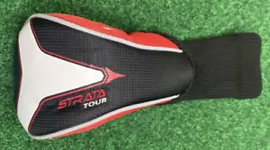 Strata Hybrid 4H Headcover - Head Cover Red Black White - Picture 1 of 15