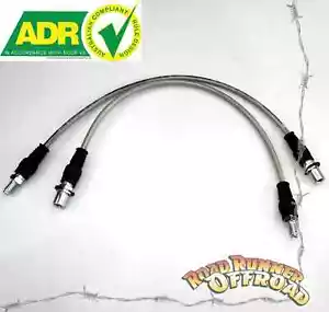 Braided Extended Brake Line Kit Front & Rear for Toyota LandCruiser 80 105 3-5" - Bild 1 von 1