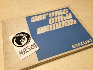 Manual De Datos De Servicio Suzuki 2 Tiempos, Edición Técnica 1975 Rara - Imagen 1 de 11
