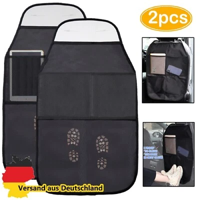 Auto KFZ Rücksitz Organizer Kinder Kick Matten Schutz Schoner Rückenlehnenschutz - Bild 1 von 4