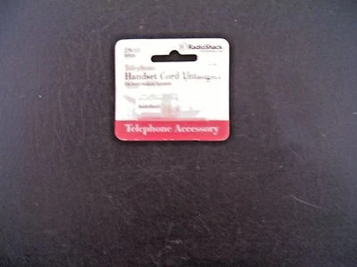 RadioShack 279-333 Telephone Handset Cord Untangler - White - Image 1 of 2