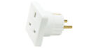 UK TO EUROPE TRAVEL MAINS ADAPTOR 10A 2300W CONFORMS TO BS5733