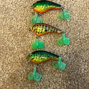 Bagley Kill'r Rattlin' Prizm Image Vintage Crankbait Köder Krebse - 3er Set - Bild 1 von 11