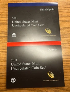 2011 United States Mint Uncirculated Coin P & D Sets - Picture 1 of 5