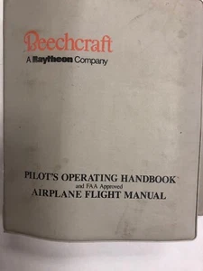 Beech Duches 76 Pilot's Ops Handbook FAA Approved Flight Manual 1983` Original - Picture 1 of 12