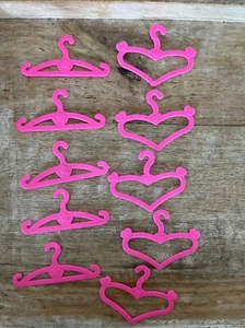 Lote de 10 perchas rosas vintage años 90 Barbie - Imagen 1 de 3