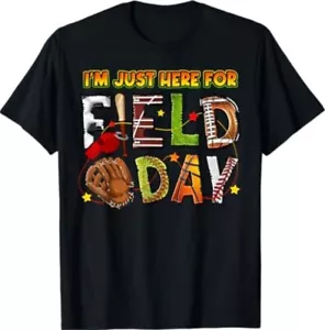 Field Day Funny For Teacher Kids Happy Field Day T-Shirt - Picture 1 of 3