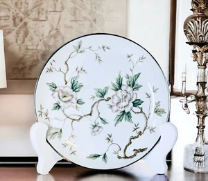 Noritake CHATHAM 5502 weiß rosa Blumen Platin 5 7/8" Untertasse(n) NEU - Bild 1 von 7
