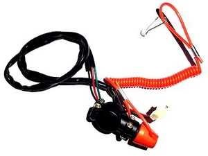 KILL STOP TETHER SAFTEY SWITCH PUSH BUTTON MINIMOTO POCKET DIRT BIKE ATV TRX NEW - Picture 1 of 2