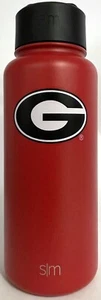 Georgia Bulldogs 32 oz Water Bottle Double Walled Football Champions Insulated - Picture 1 of 6