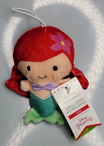 Hallmark Disney Princess Little Mermaid Ariel Small Stars 5" Plush Ornament NWT - Picture 1 of 2