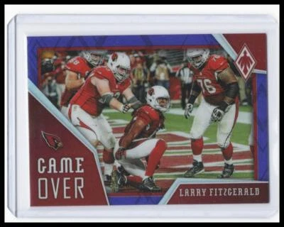 2020 Panini Phoenix - Larry Fitzgerald - Game Over Purple #/149 - Image 1 of 2