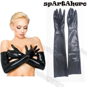 100% látex puro látex 3D Moudl Opera guantes largos goma moldeados sin costuras - Imagen 1 de 11