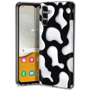 Slim Case for Samsung Galaxy A13 5G / SM-A136U1, CowHide Black White Print, USA - Picture 1 of 7
